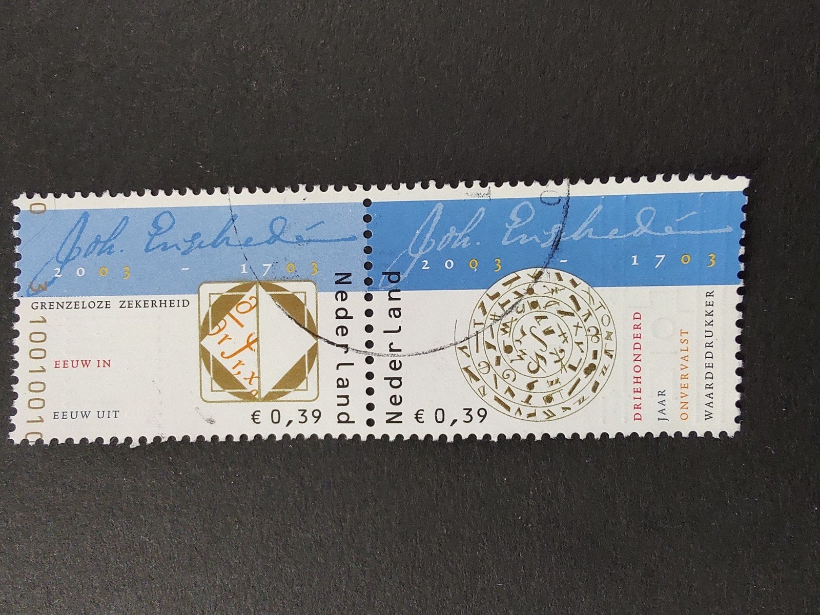 2162 en 2163 paar 300 jaar Johan enschede, Ophalen of Verzenden