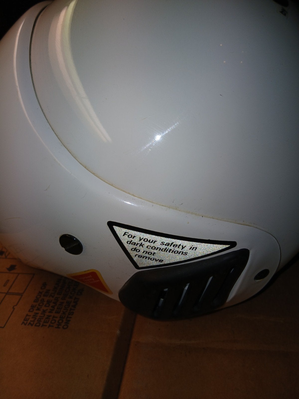 motorhelm, Ophalen, Gebruikt