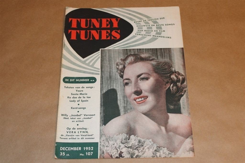 Tuney Tunes - No. 107 - December 1952, Ophalen of Verzenden, 1940 tot 1960, Knipsel(s)