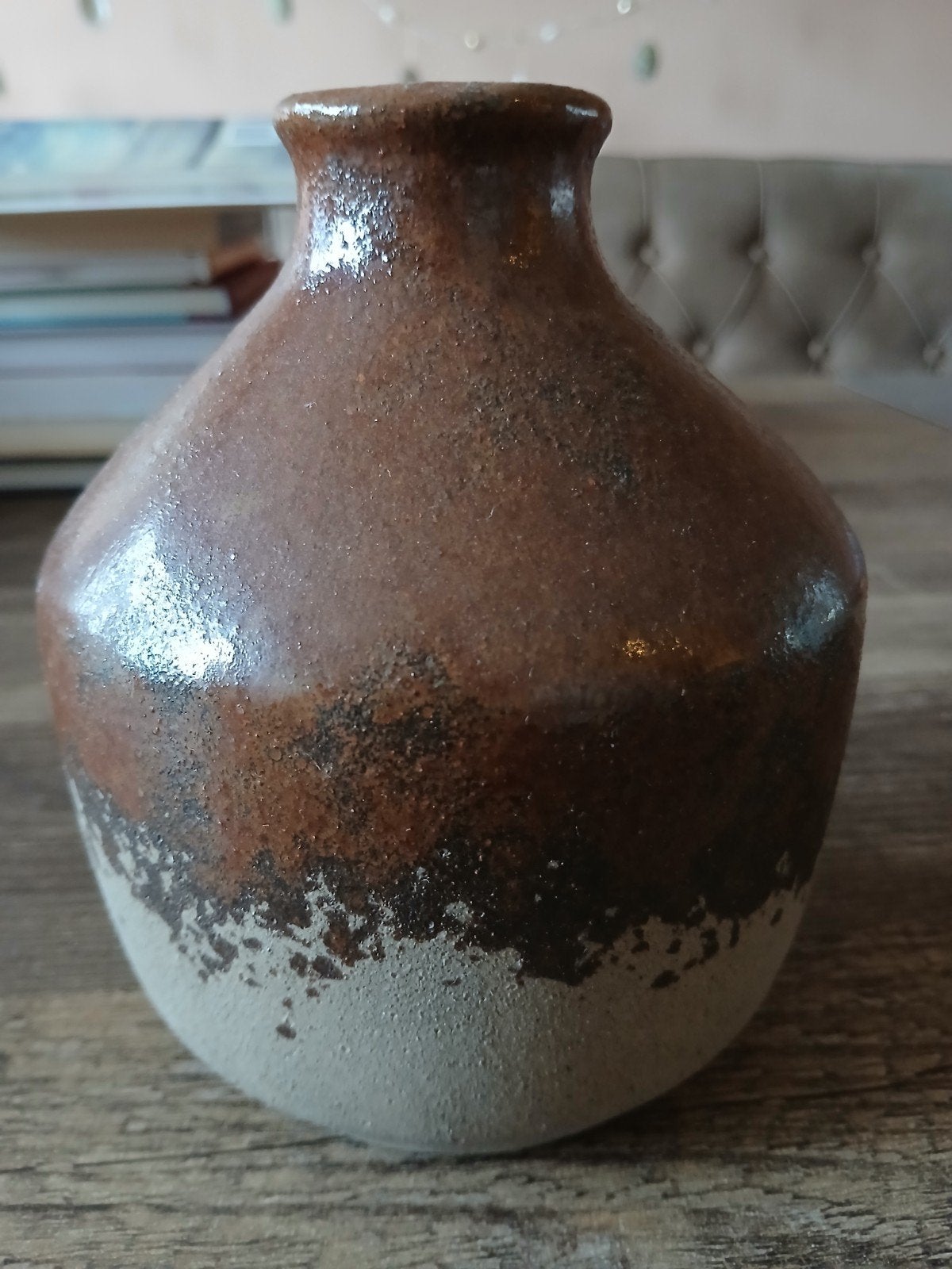 Vaas aardewerk, Ophalen of Verzenden, Zo goed als nieuw, 15 cm