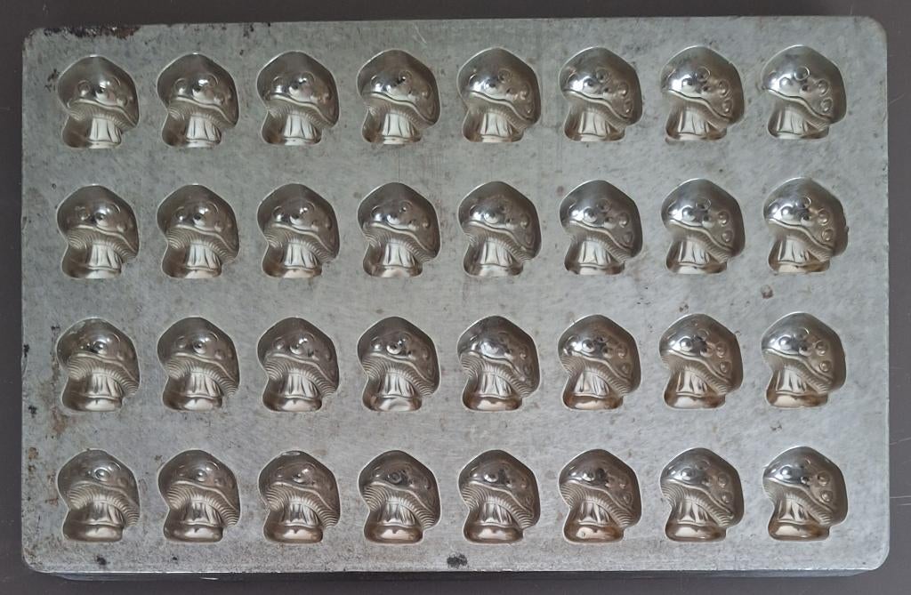 Chocolademal / chocoladevorm - Paddenstoelen - 28 paddestoel, Antiek en Kunst, Ophalen of Verzenden