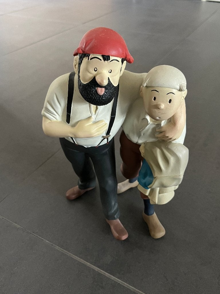 Kuifje beeld, Ophalen of Verzenden, Kuifje, Zo goed als nieuw, Beeldje of Figuurtje