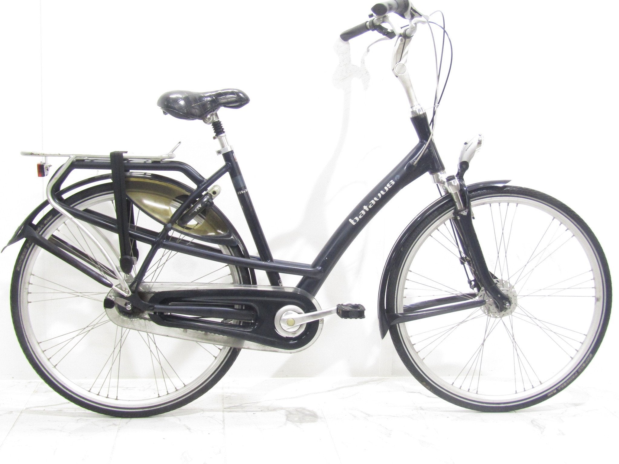 Batavus Mambo zwart dames 53cm 28inch, 53 tot 56 cm, Gebruikt, Batavus, Versnellingen