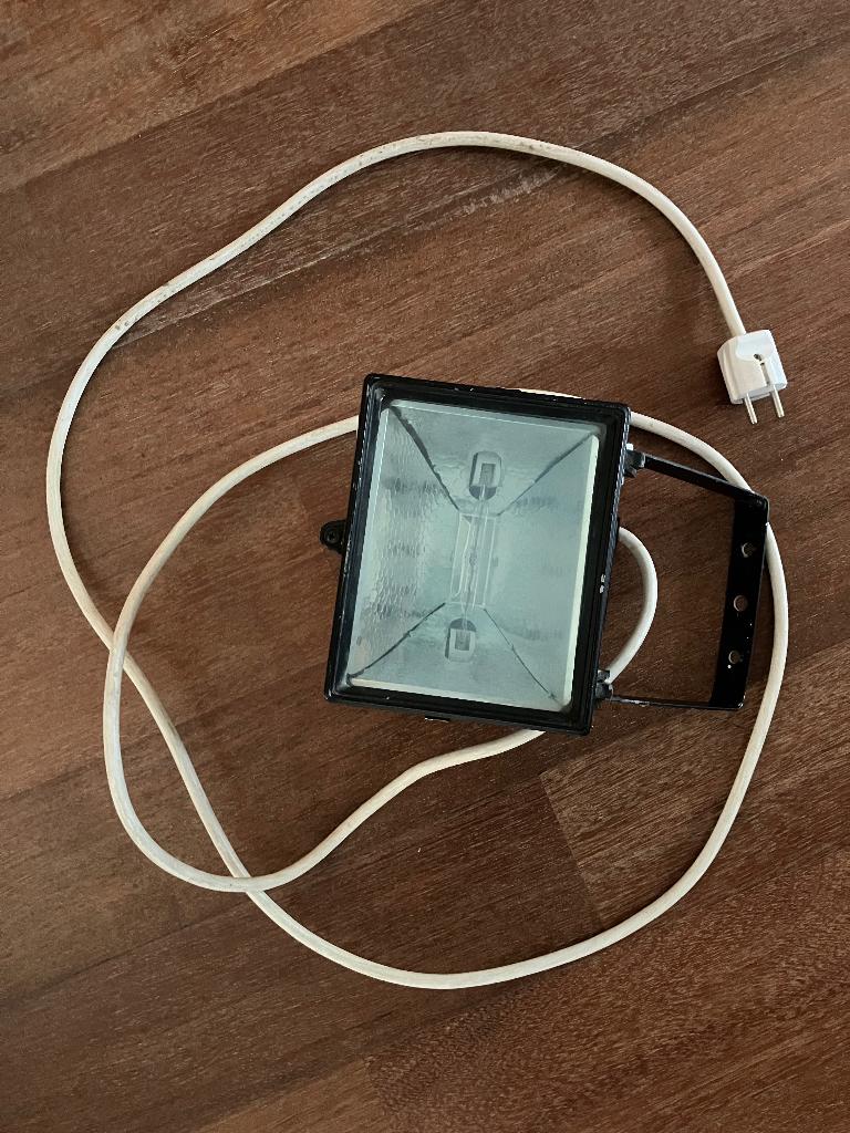 Bouwlamp, Ophalen, Gebruikt, 500 watt of meer, Lamp