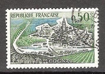 Frankrijk 4, Cognac, Verzenden, Gestempeld