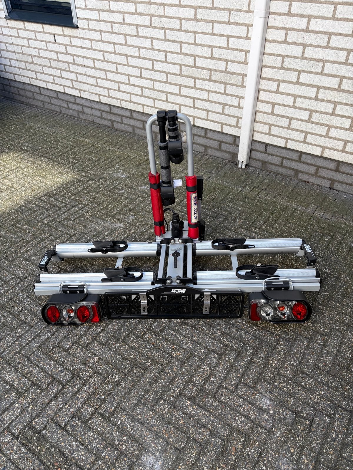 Fietsendrager Pro-User Diamant voor 2 [elctrische] fietsen, Ophalen, Gebruikt, 2 fietsen, Trekhaakdrager