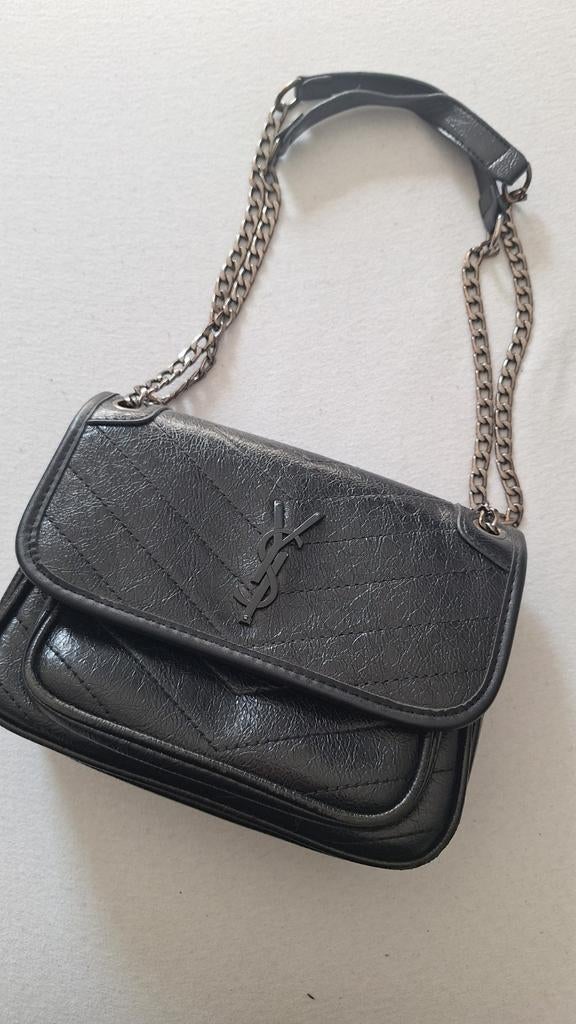 YSL saint Laurent tas bag zwart, Ophalen of Verzenden, Zwart