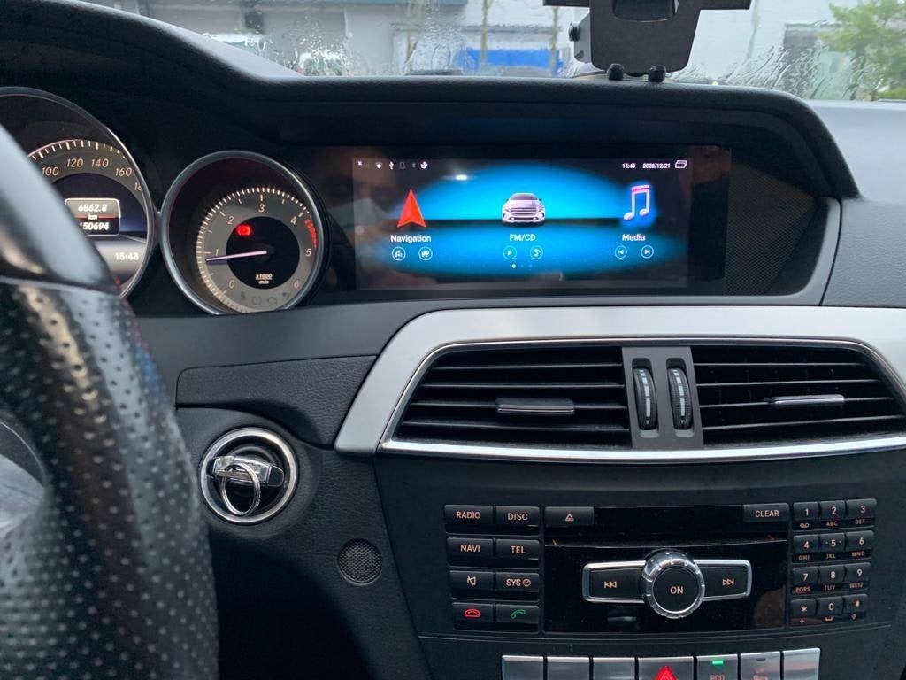 mercedes c klasse w204 2013 navigatie carplay android auto
