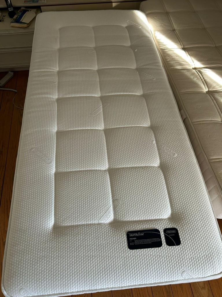 Pullman matrassen: Nieuw (Silverline Premier) en Gebruikt, Ophalen of Verzenden, Gebruikt, Eenpersoons, 90 cm