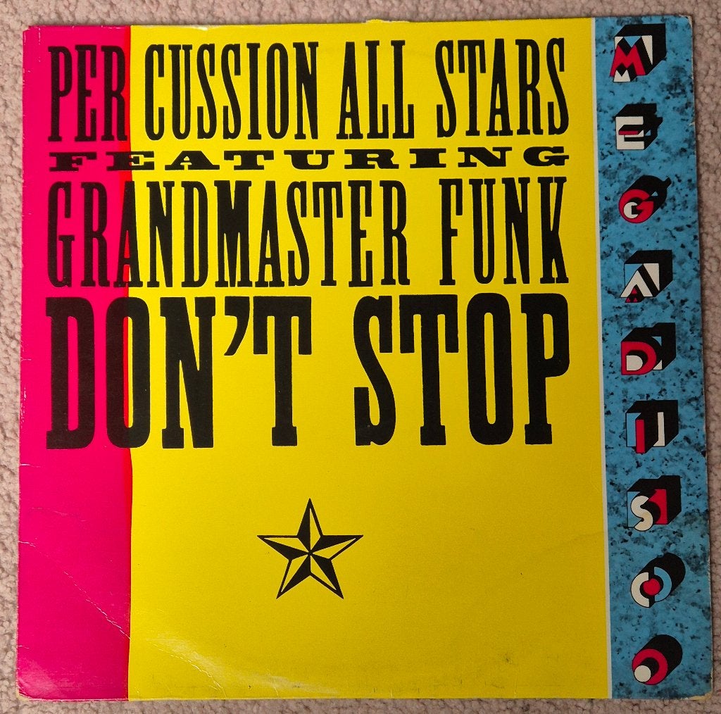 Per Cussion All Stars + Grand Master Funk – Don't Stop, Ophalen of Verzenden, 12 inch, Pop