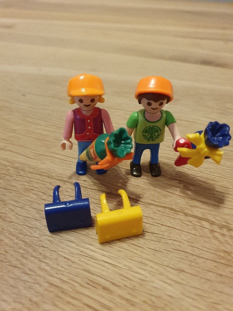 Playmobil 4686 Schoolkinderen met schooltassen, Gebruikt, Complete set, Ophalen of Verzenden, City life