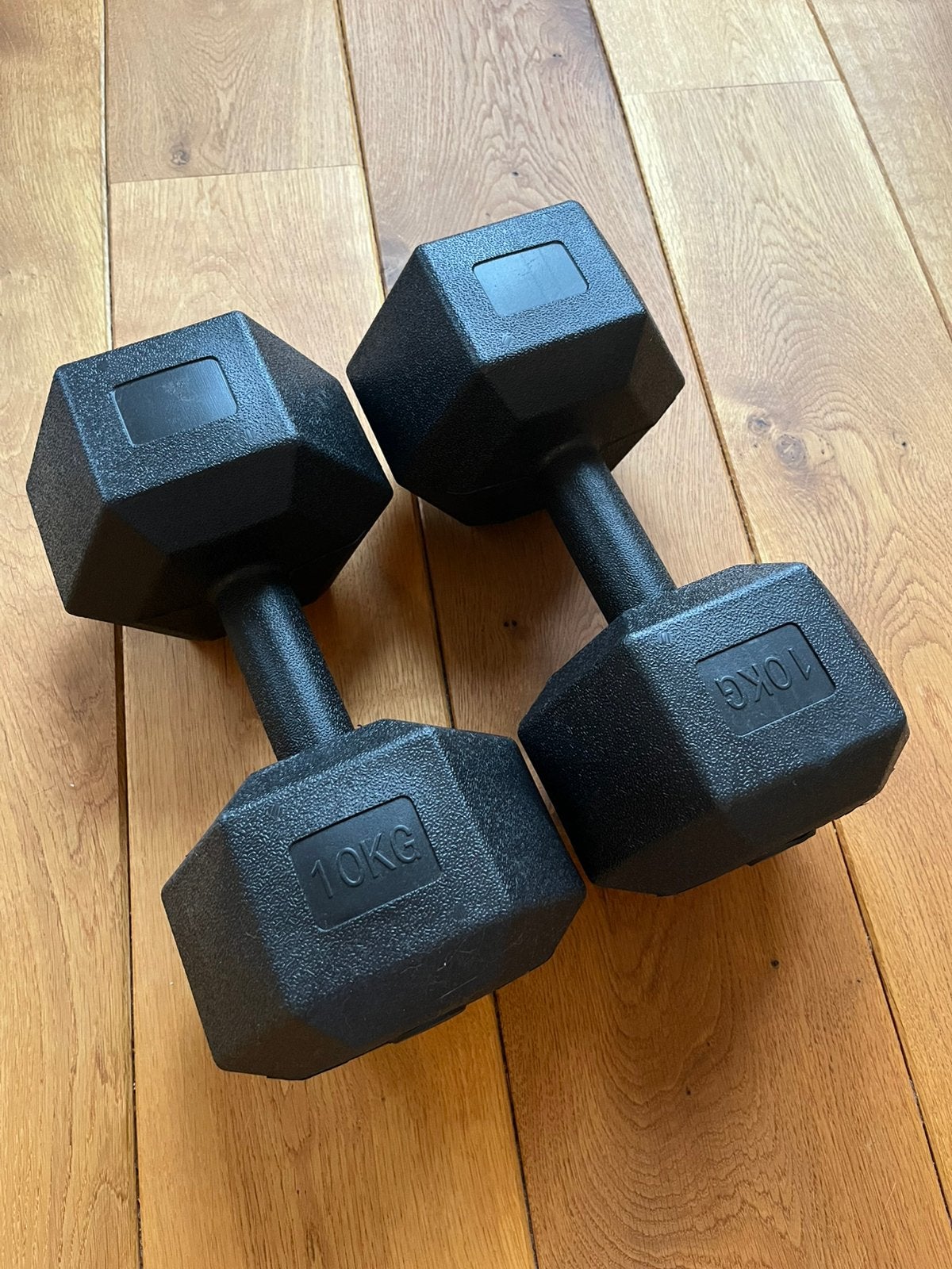 Dumbbells set 10kg x 2, Sport en Fitness, Fitnessmaterialen, Ophalen, Nieuw, Dumbbell