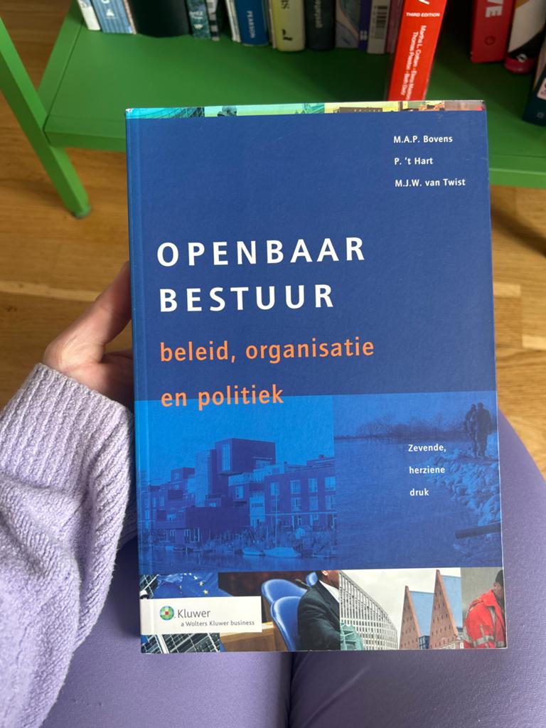 Openbaar Bestuur: beleid, organisatie en politiek - Bovens, Boeken, Studieboeken en Cursussen, Ophalen of Verzenden, Gamma, Zo goed als nieuw