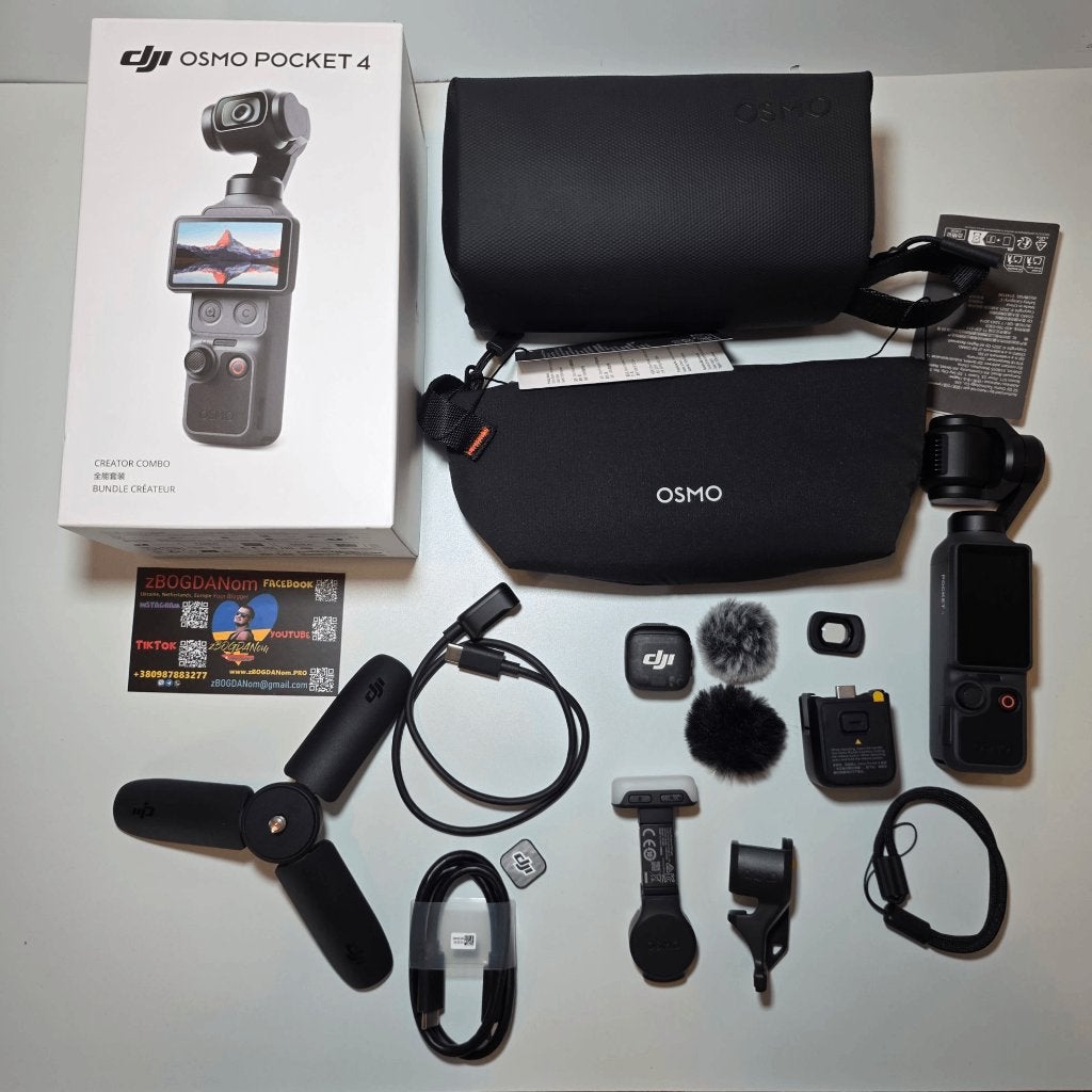 Dji Osmo Pocket 4 Creator Combo, Overige merken, Overige soorten, Zo goed als nieuw, Camera