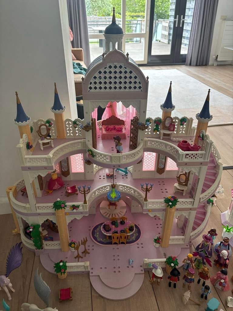Playmobil Prinsessendroom Kasteel met extra sets, Ophalen, Gebruikt, Complete set