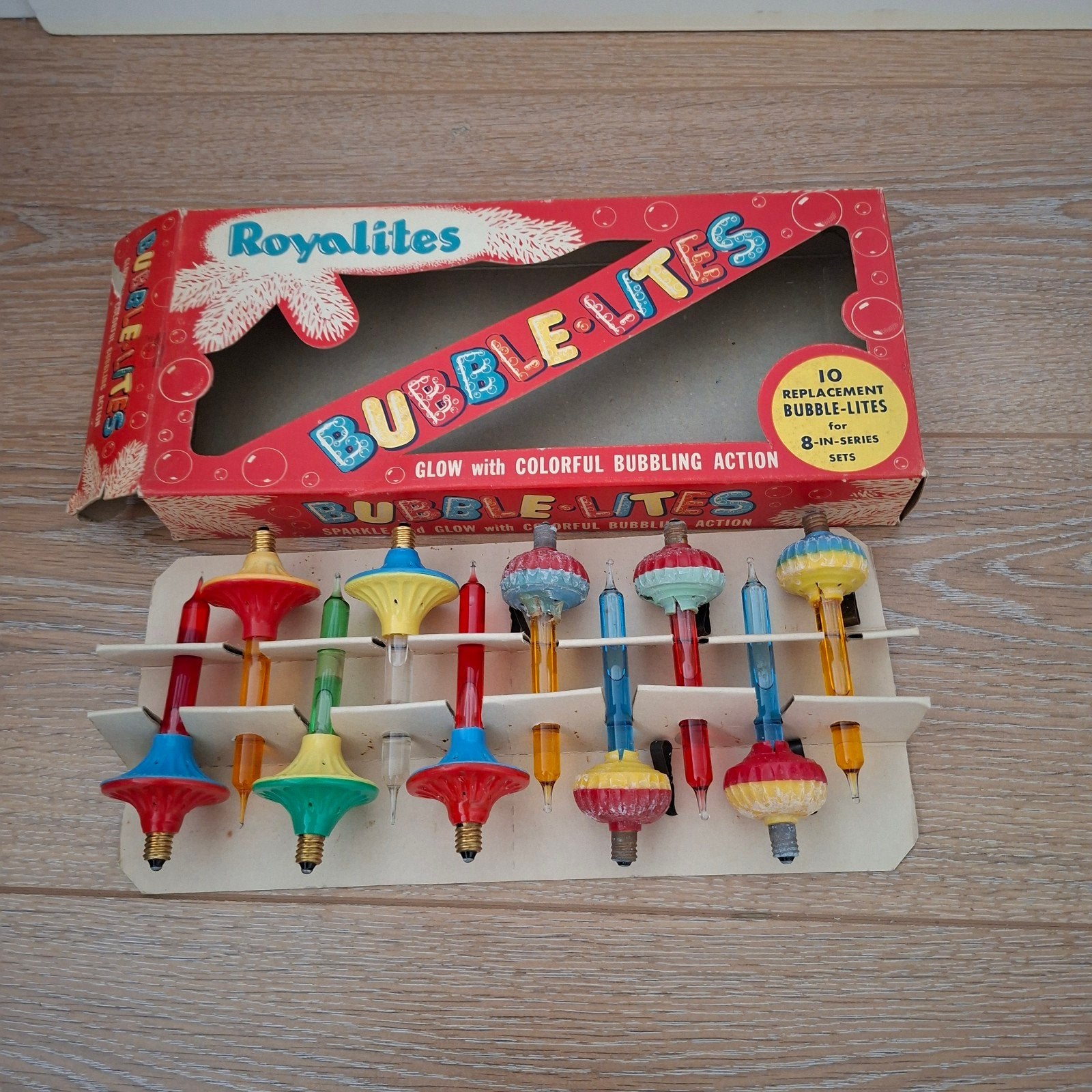 doosje met reservelampjes bubble lites, Diversen, Kerst, Ophalen of Verzenden, Gebruikt