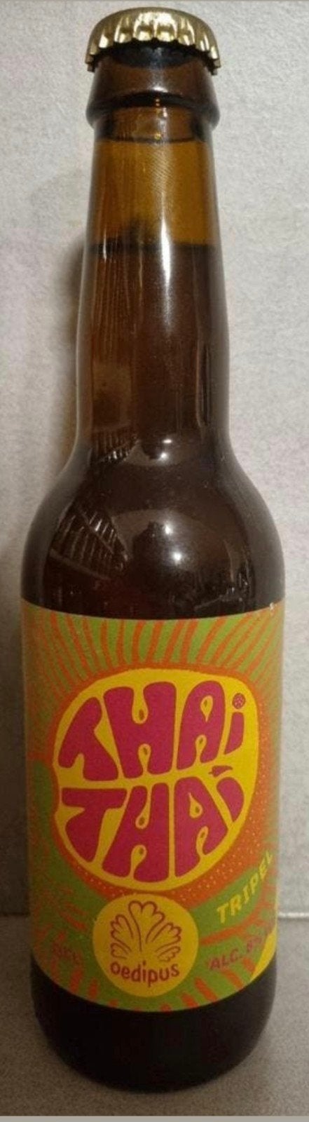 Thaithai - Oedipus, Amsterdam - brouwdatum '17, tht '19, Ophalen of Verzenden, Zo goed als nieuw, Flesje(s), Overige merken