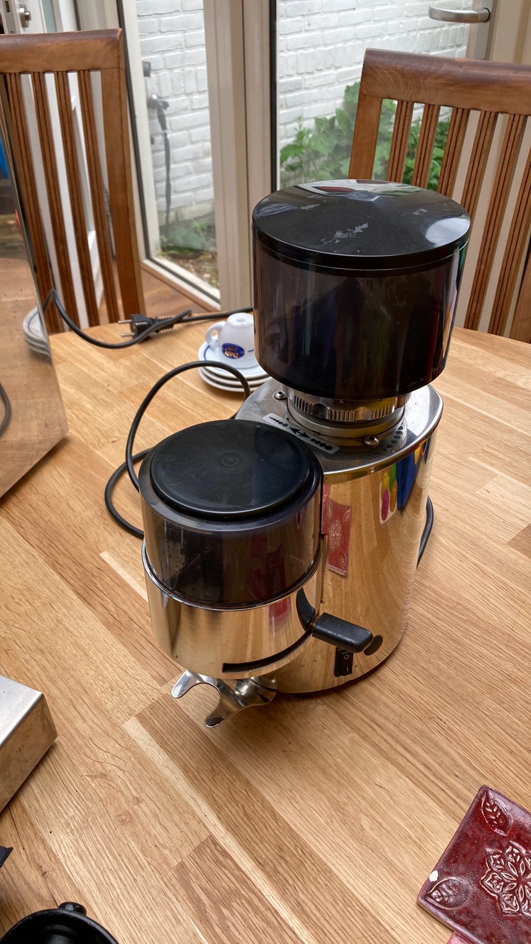 Bezzera koffiebonenmaler, hendel defect, Witgoed en Apparatuur, Koffiezetapparaten, Ophalen of Verzenden, Gebruikt, Overige modellen
