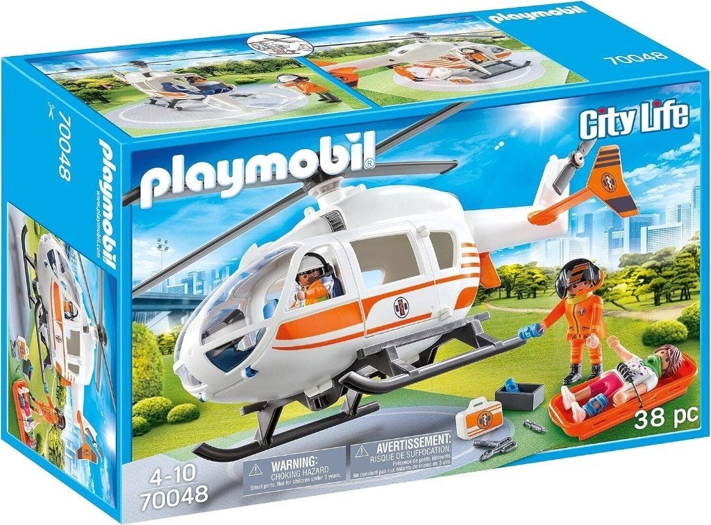 70048 en/of 70049 eerste hulp helikopter en/of ambulance, Kinderen en Baby's, Speelgoed | Playmobil, Complete set, Nieuw, Ophalen of Verzenden
