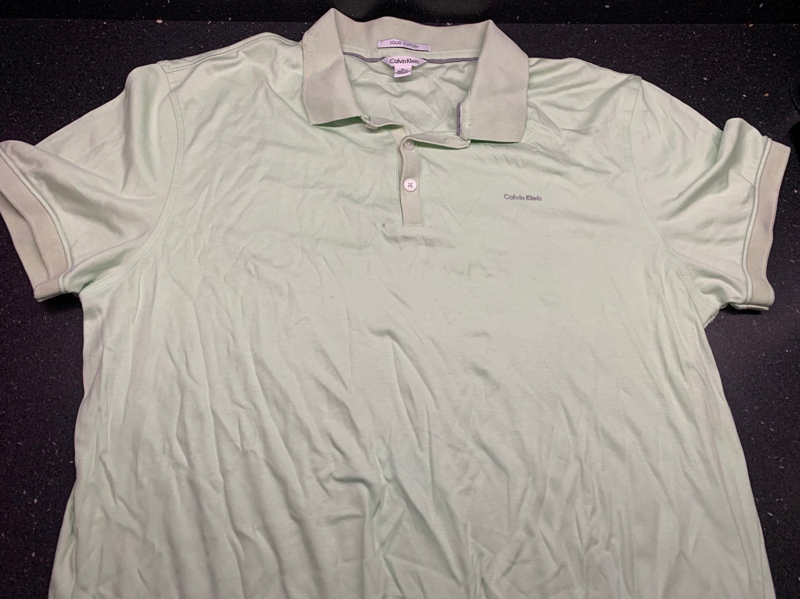 Polo Calvin Klein maat M (goede staat), Ophalen of Verzenden, Zo goed als nieuw, Blauw