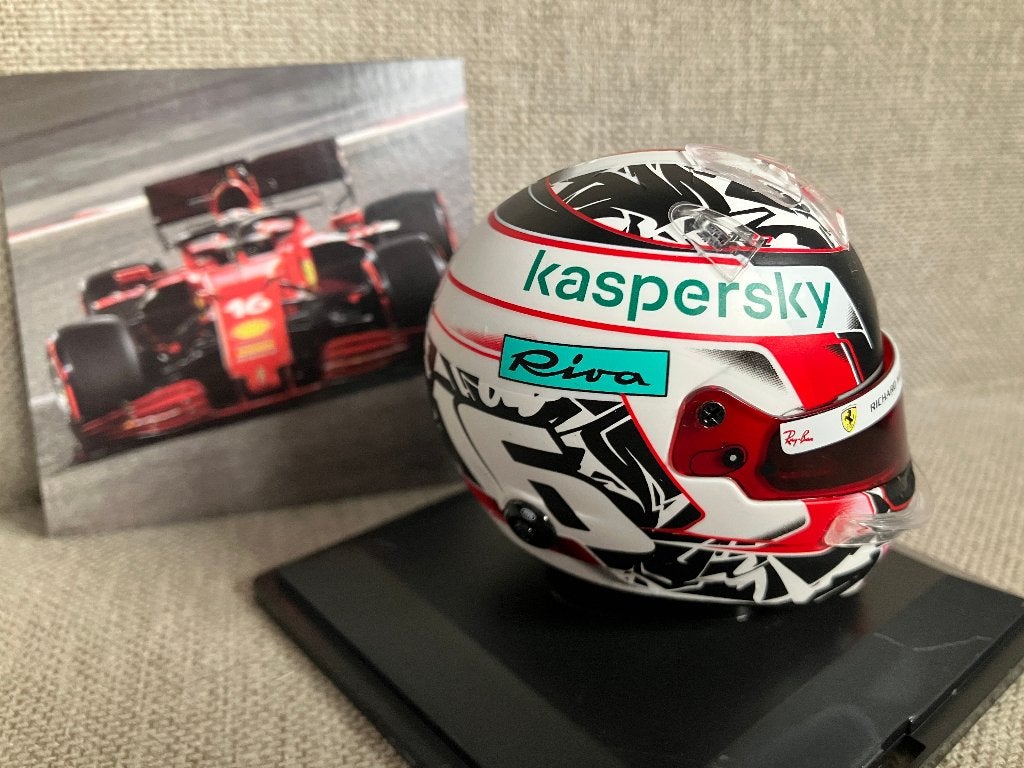 ✅ Charles Leclerc 2021 1:5 helm Ferrari F1 Spark CL16, Ophalen of Verzenden, Nieuw, Formule 1