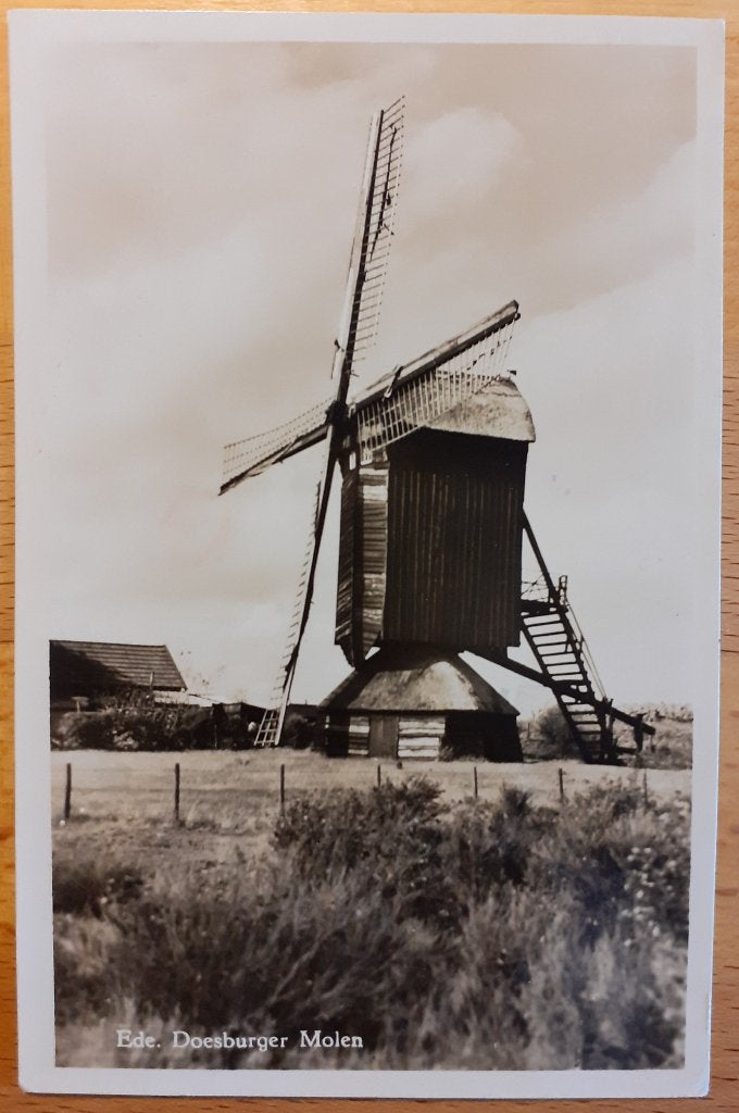 Ansichtkaart Ede, Verzamelen, Ansichtkaarten | Nederland, Verzenden, 1940 tot 1960, Gelopen, Gelderland