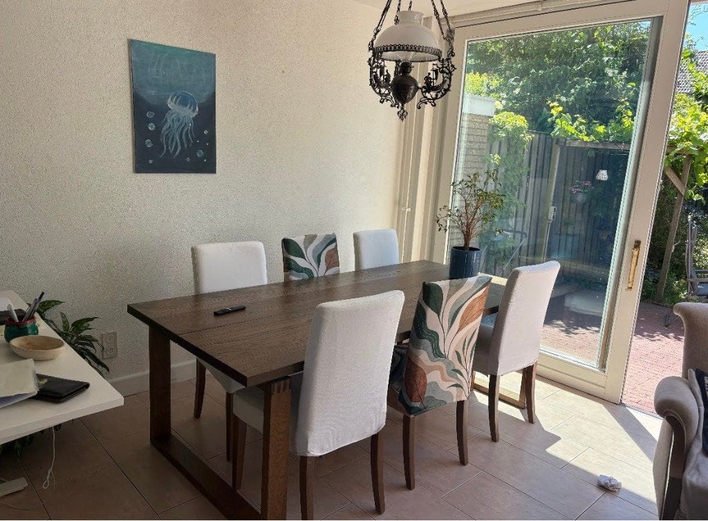 IKEA eettafelstoelen – set van 6, Huis en Inrichting, Stoelen, Ophalen, Gebruikt, Wit, IKEA