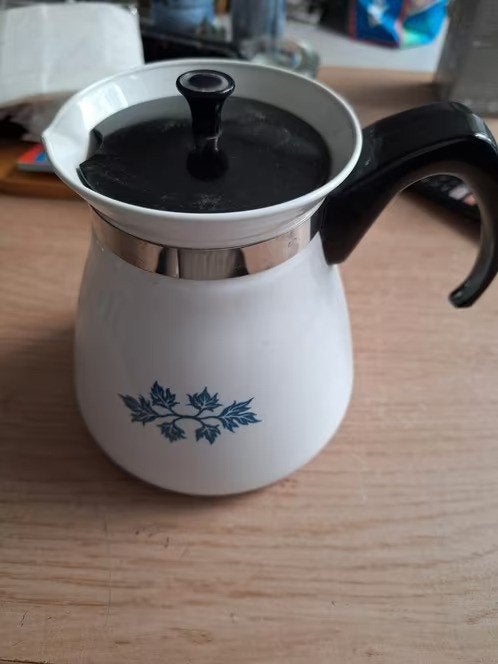 Emaille 3kwart theekan hh, Ophalen of Verzenden