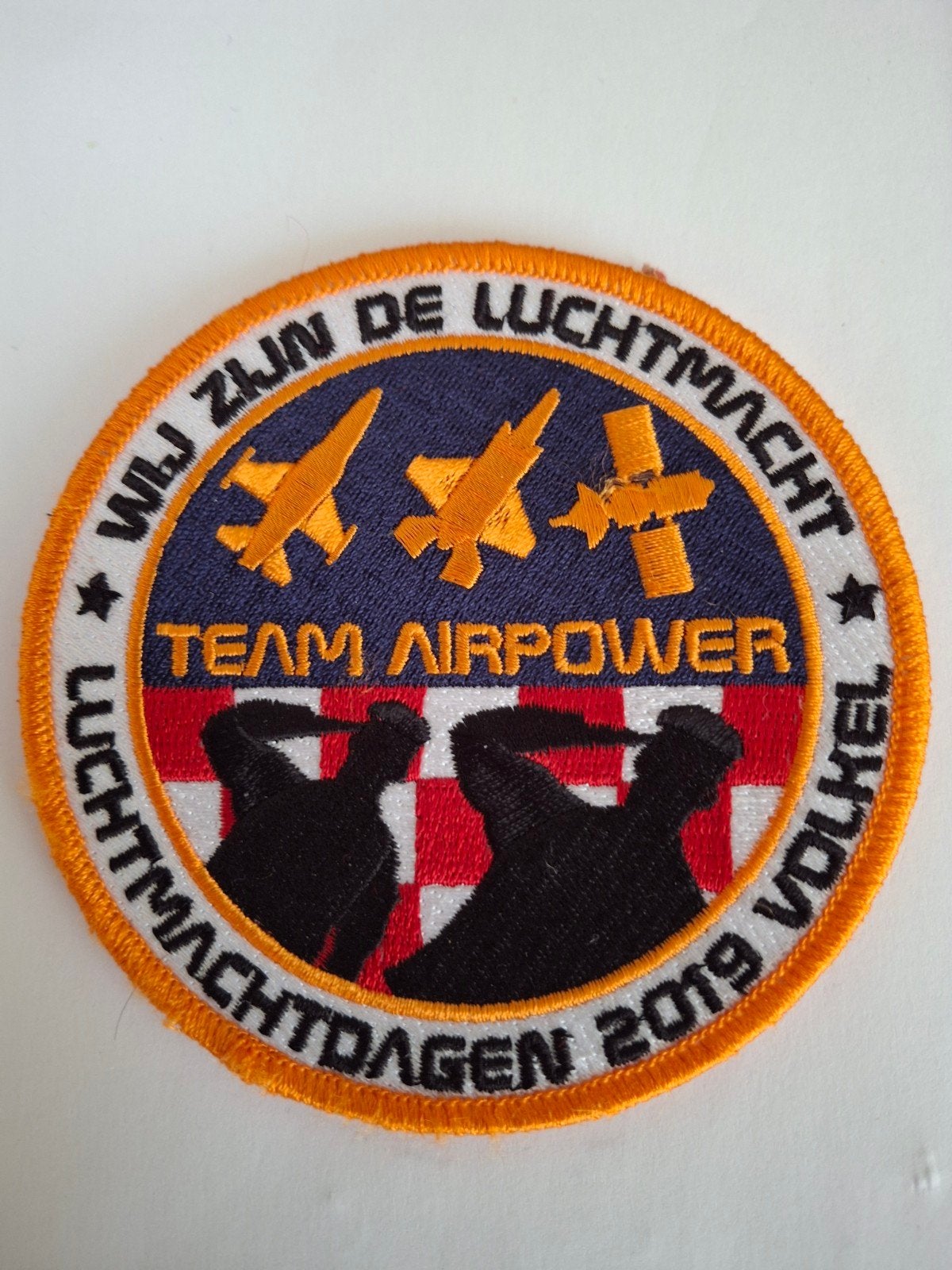 Luchtmacht embleem 2019, Ophalen of Verzenden, Luchtmacht, Nederland, Embleem of Badge