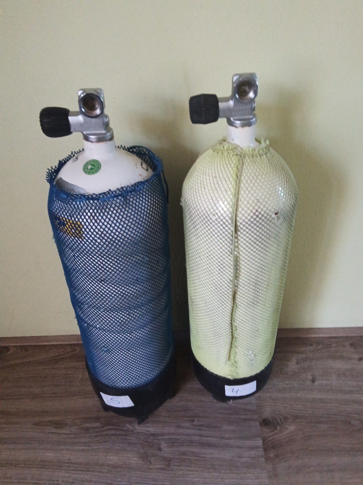 te koop duikflessen G 3/4 kraan en fles, Watersport en Boten, Ophalen, Duikfles