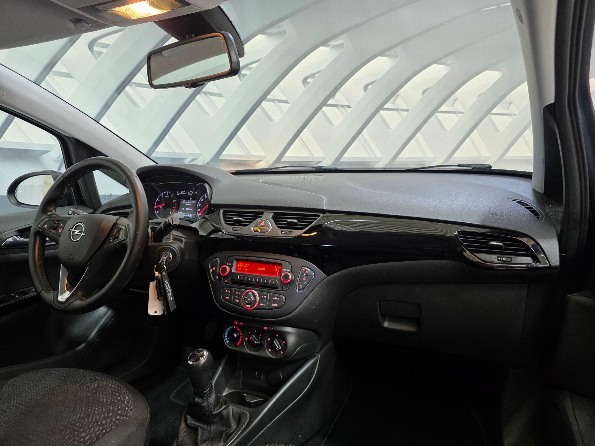 Opel Corsa 1.4 Edition LPG g3 af fabriek, Auto's, Voorwielaandrijving, Stof, Origineel Nederlands, Bedrijf