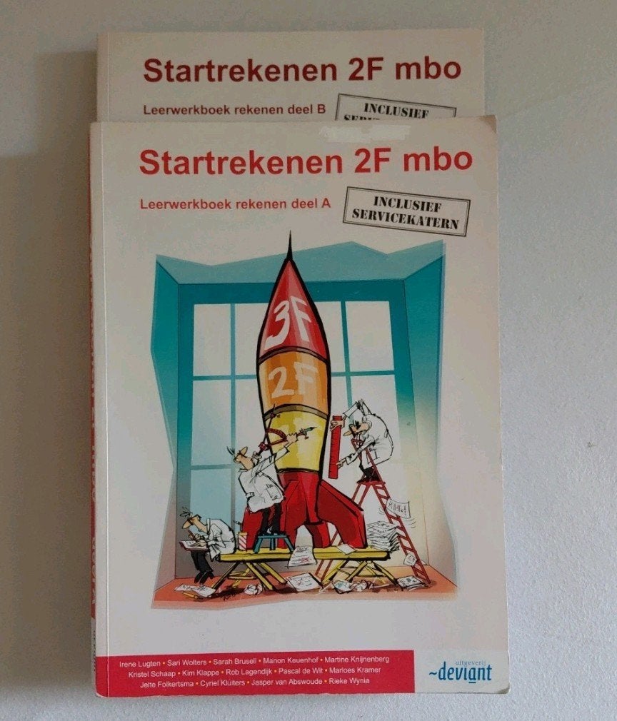 STARTREKENEN 2F Deel A + B SET, Rob Lagendijk; Rieke Wynia; Kristel Schaap; Irene Lugten; Mar..., Ophalen of Verzenden, Zo goed als nieuw