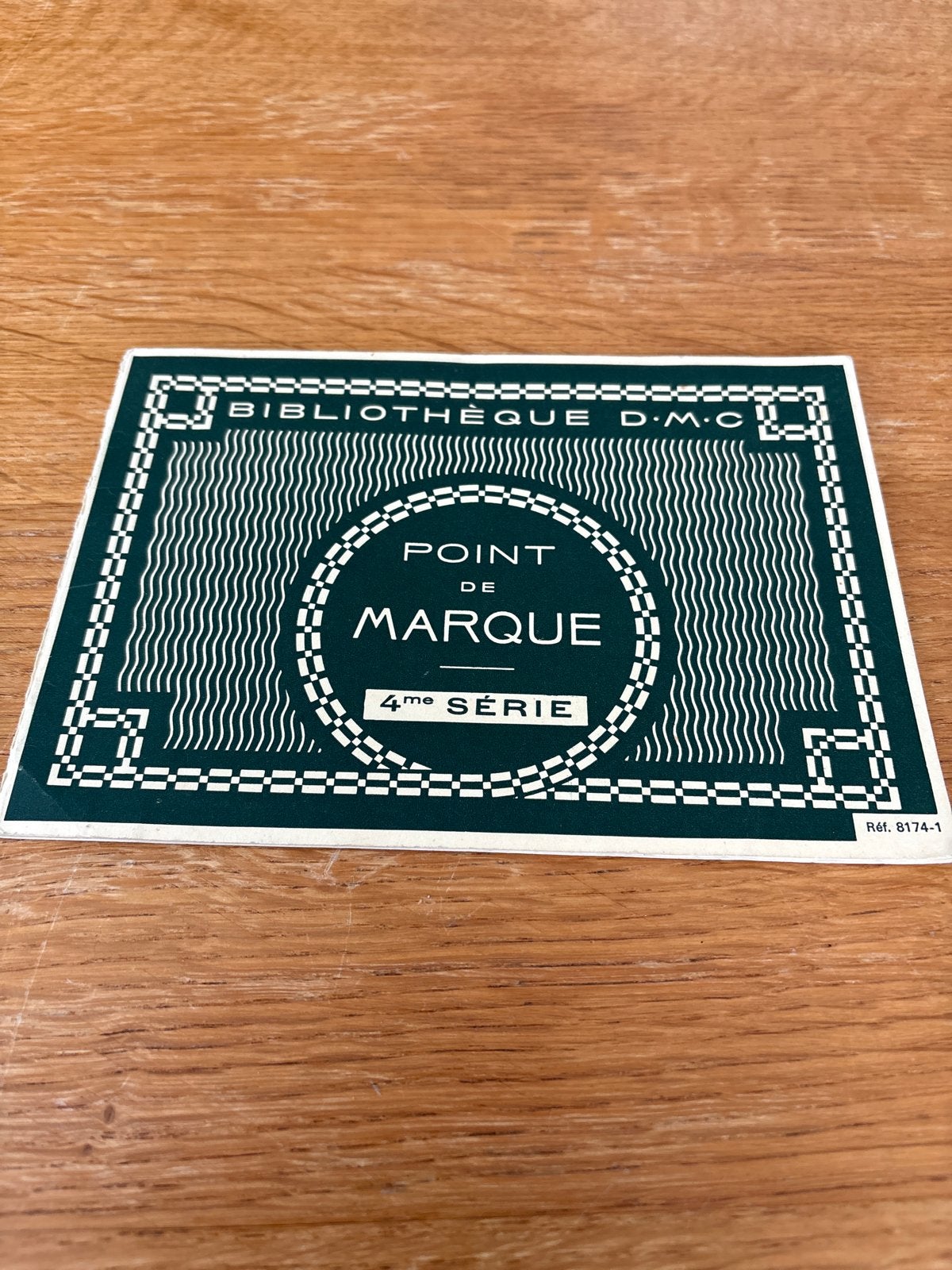 DMC Borduurpatroon Bibliotheek 4e Serie - Vintage 1973, Ophalen of Verzenden, Gebruikt, Handborduren, Patroon