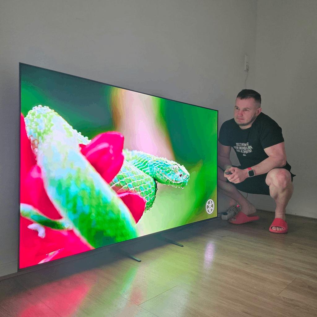 65 inch Smart TV OLED SAMSUNG QE65S94F 4K OLED TV 144HZ, Ophalen of Verzenden, Zo goed als nieuw, Samsung, 100 cm of meer