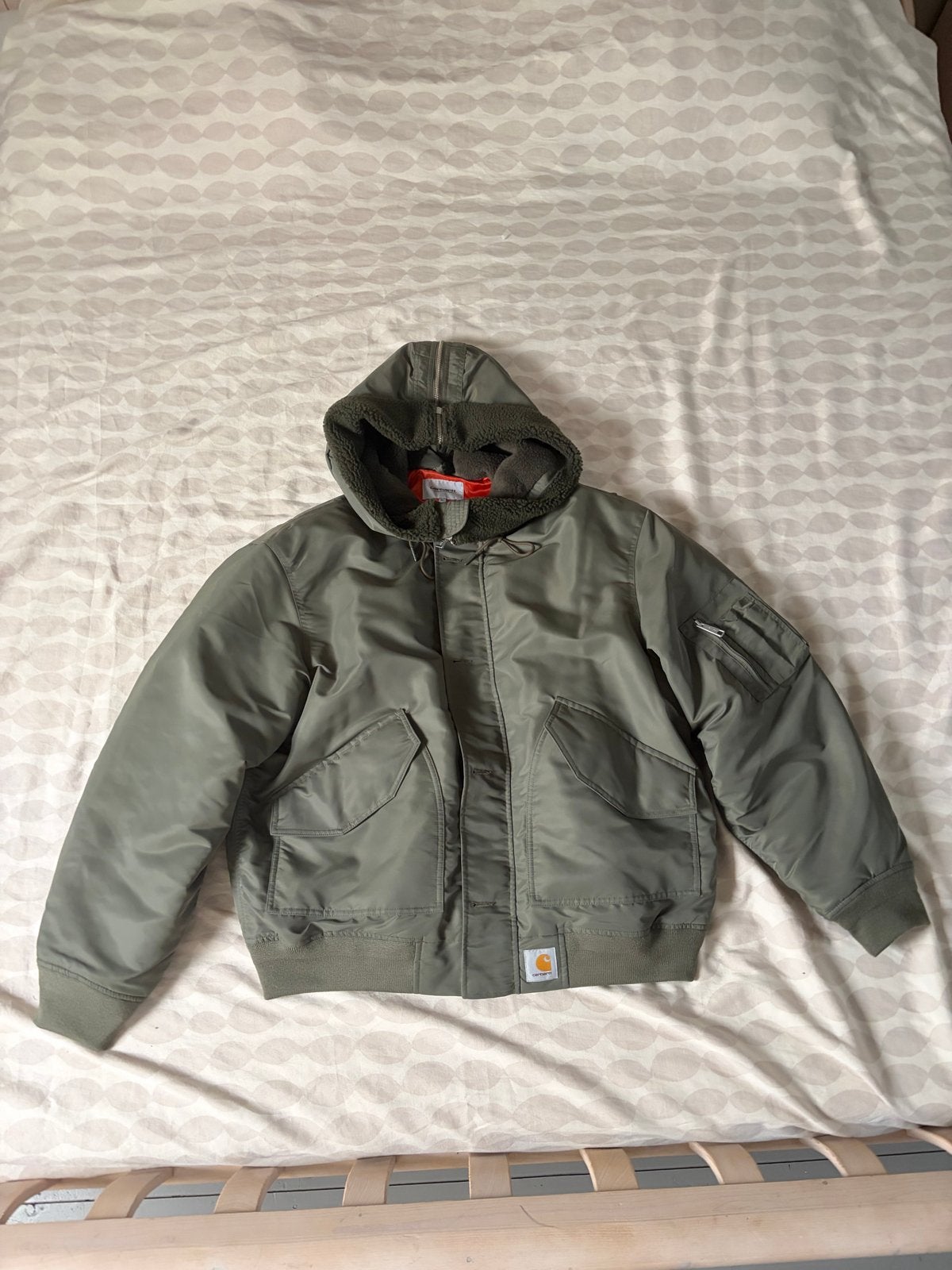 NIEUW Carhartt WIP Oltera Bomberjack Groen XL, Ophalen of Verzenden, Nieuw, Maat 56/58 (XL), Groen