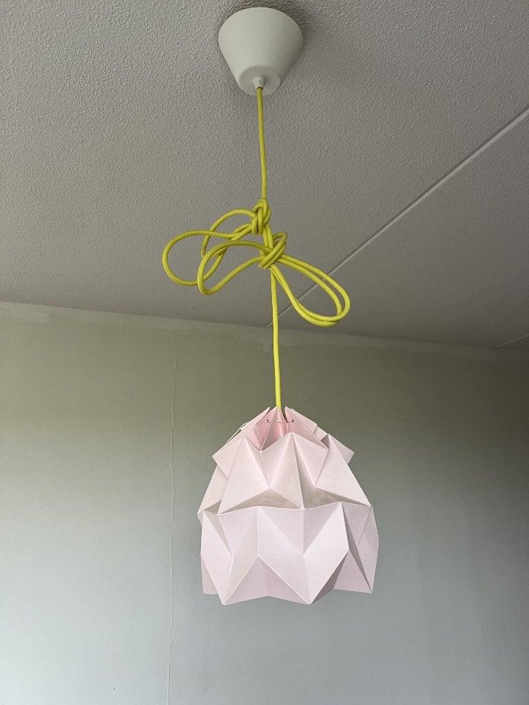 Modieus roze hanglampje, Ophangbaar, Overige merken, Ophalen of Verzenden, Zo goed als nieuw