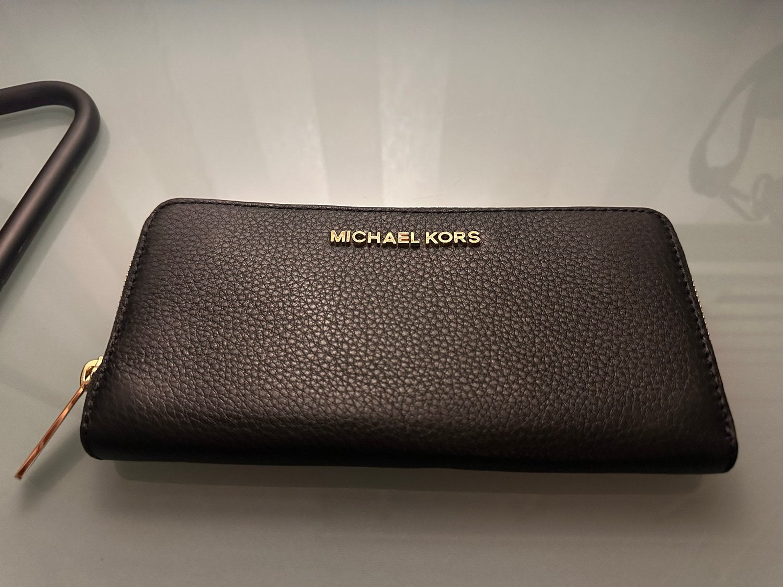 Michael Kors Clutch / Portemonnee - Zwart, Sieraden, Tassen en Uiterlijk, Portemonnees, Overige merken, Zwart, Ophalen of Verzenden