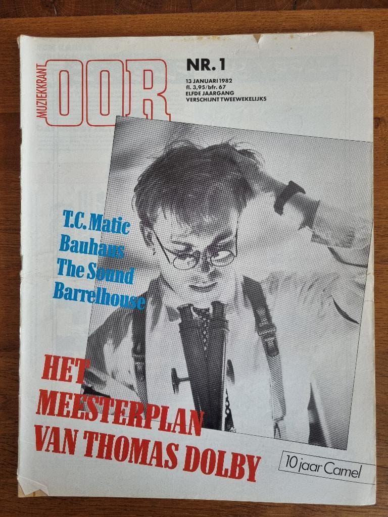 Muziekkrant Oor jaargang 1982 Cave Bush Jagger Sylvian, Boeken, Ophalen of Verzenden, Gelezen, Muziek, Film of Tv