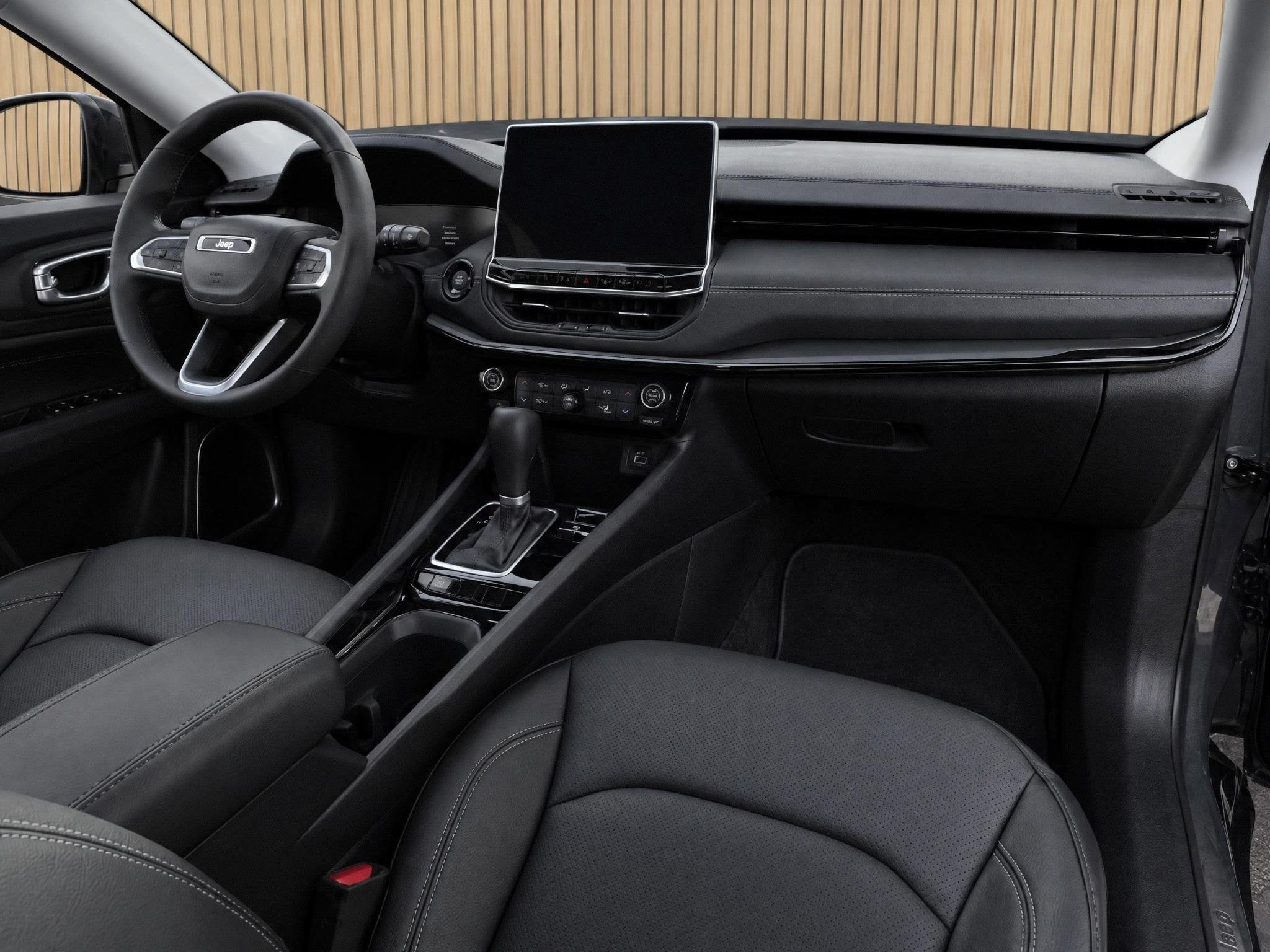 Jeep Compass 1.5T e-Hybrid S Automaat | Navi / Leder / Camer, Auto's, 12 maanden, Gebruikt, Euro 6, 4 cilinders