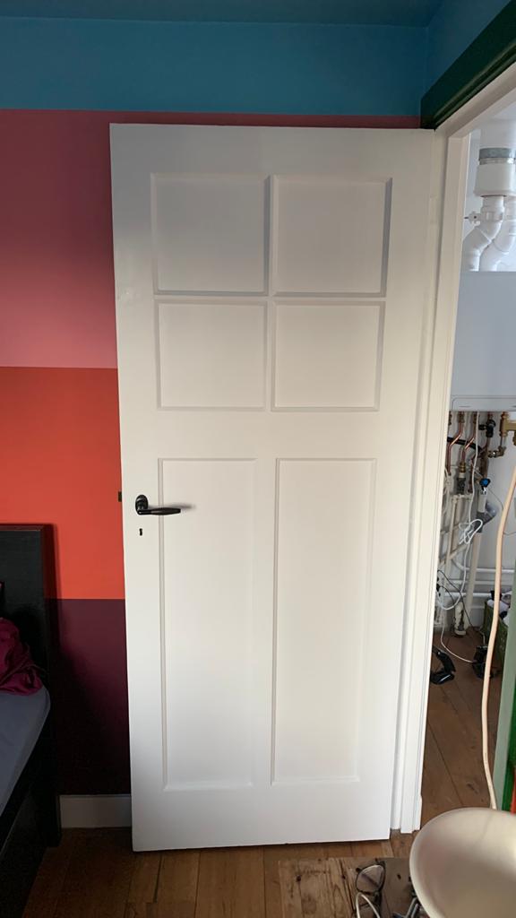 Oude paneeldeur, Doe-het-zelf en Verbouw, Deuren en Horren, Ophalen, Gebruikt, Minder dan 80 cm, Binnendeur