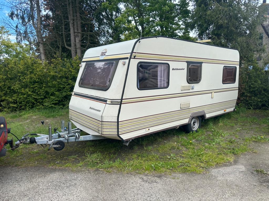 Tec Weltbummler TM 4 Caravan inclusief voortent en luifel, T.E.C., Rondzit, Bedrijf, 750 - 1000 kg