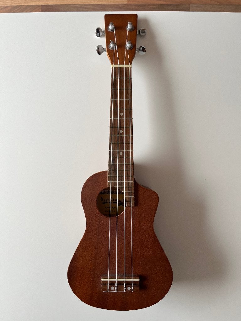 BugsGear AMC-S mahogany soprano ukulele, Ophalen of Verzenden, Zo goed als nieuw, Overige typen
