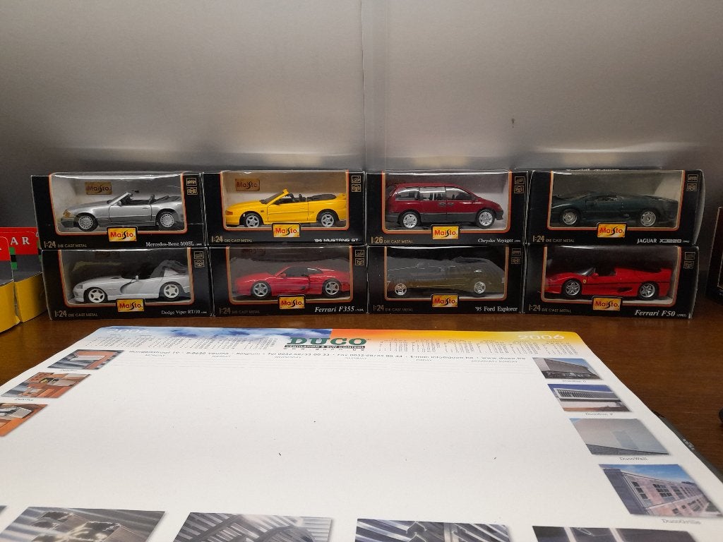 Maisto miniatuurauto's 7 stuks, Ophalen of Verzenden, Nieuw, Auto, Maisto