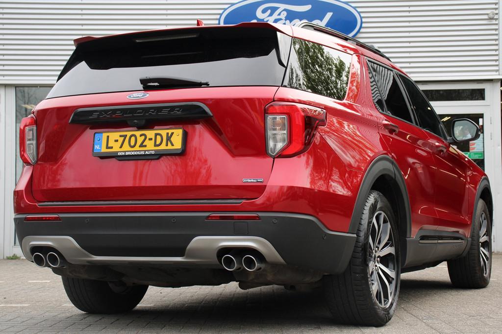 Ford Explorer 3.0 V6 EcoBoost PHEV ST-Line, Auto's, 12 maanden, Leder, Bedrijf, 2956 cc