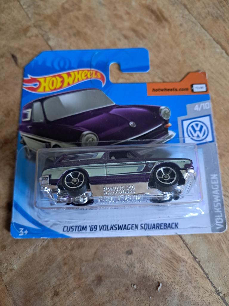 Hot Wheels Custom '69 Volkswagen Squareback paars nieuw ovp, Ophalen of Verzenden, Nieuw, Auto