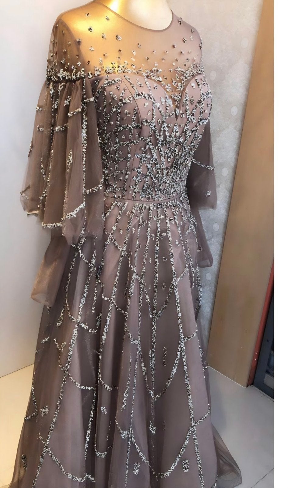 Lila Feestjurk Maat 38-42 (M-L), Kleding | Dames, Galajurk, Paars, Zo goed als nieuw, La Peri Amsterdam