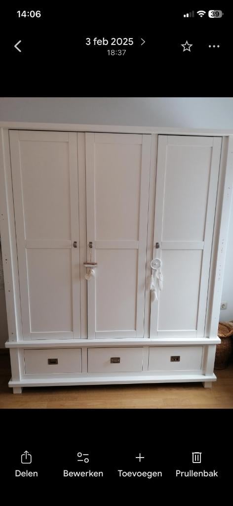 Kledingkast, Huis en Inrichting, Kasten | Kledingkasten, Gebruikt, 100 tot 150 cm, 150 tot 200 cm, 50 tot 75 cm