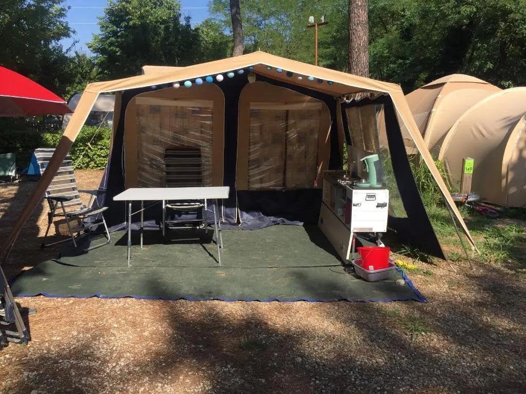 Trigano Odyssee, zeer mooi tentdoek, Ophalen
