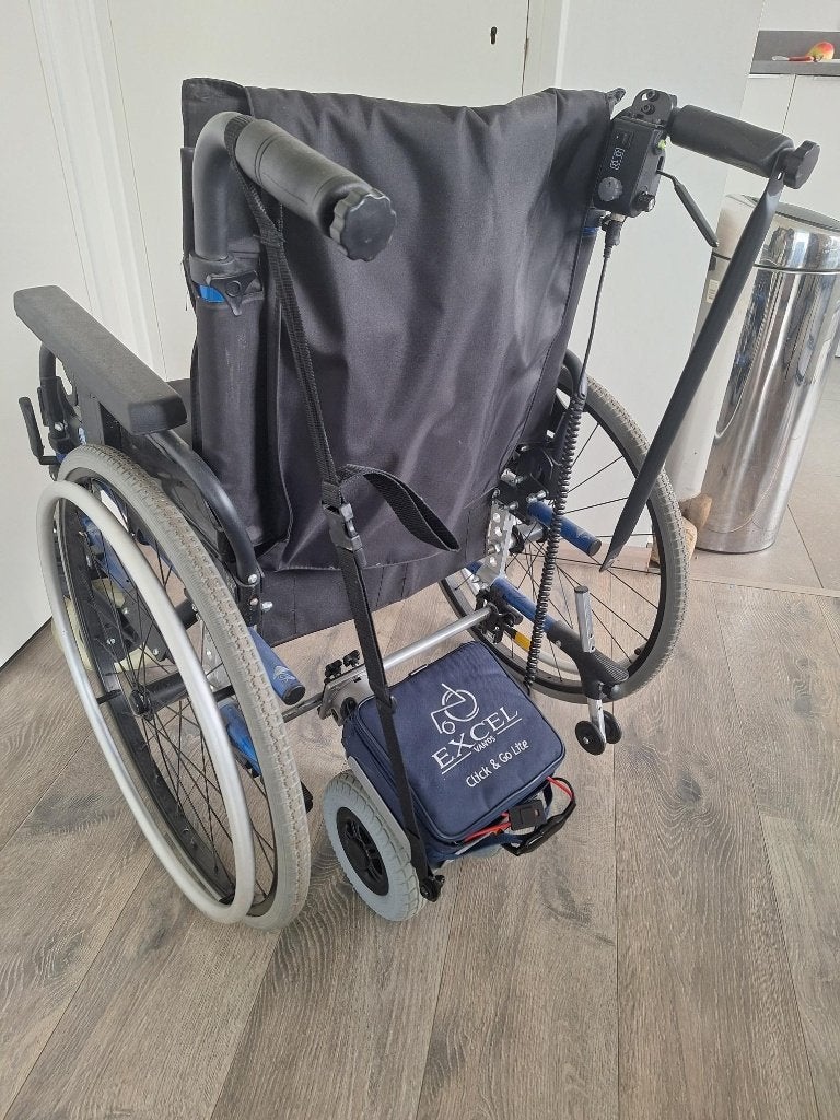 duwondersteuning rolstoel click & go lite, Ophalen, Zo goed als nieuw, Duwrolstoel