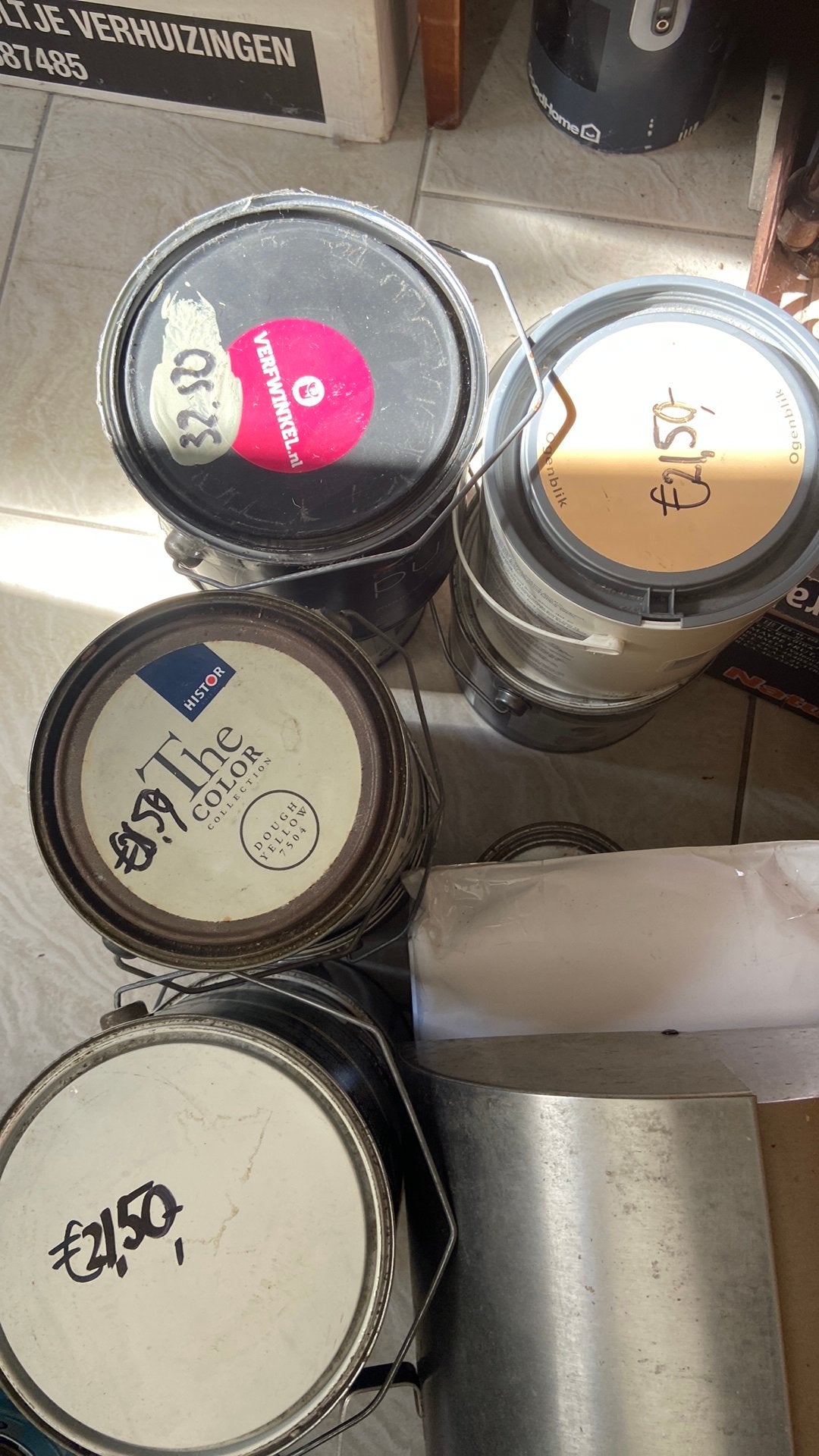 2,5 liter Muurverf histor flexa grote pot  nieuw €50,99 ps, Ophalen, Nieuw, Verfspuit of Verfpomp